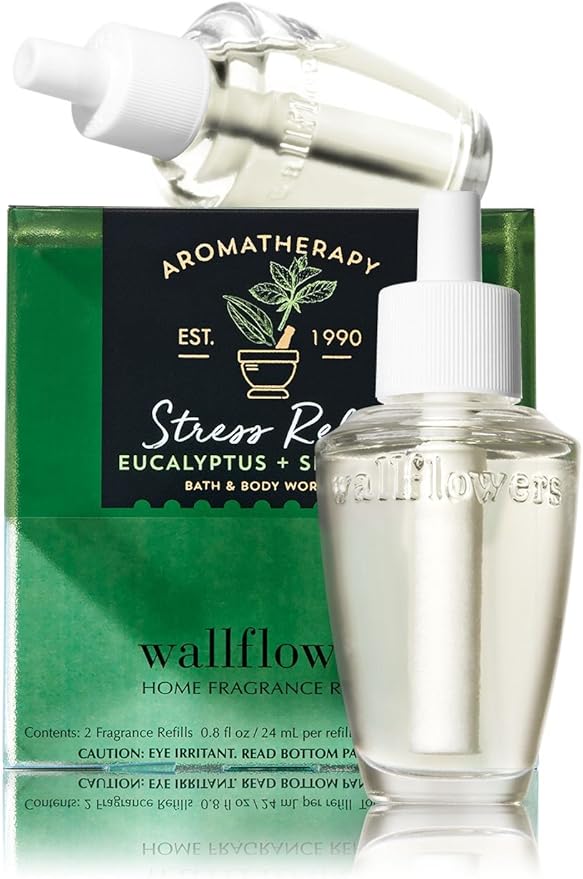 Amazon 【Bath&Body Works/バス＆ボディワークス】 ルームフレグランス 詰替えリフィル(2個入り) ストレスリリーフ