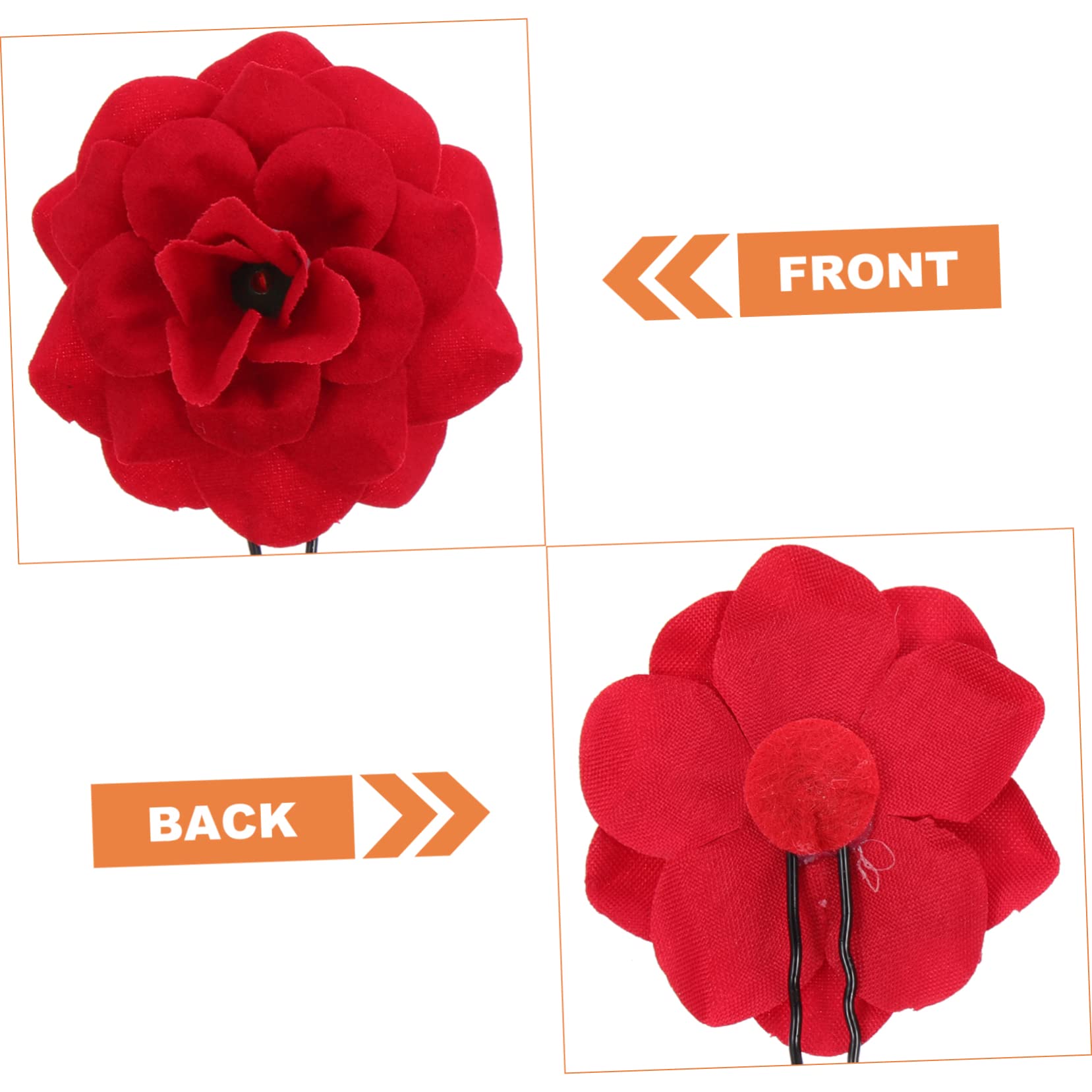 Abaodam 30piezas Horquillas De Flores Para Novia Horquillas u Forma Para Peinados De Boda Accesorios Elegantes Para Mujeres