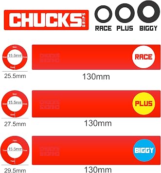 Plus Grips 130mm x 27.5mm Black Silicone