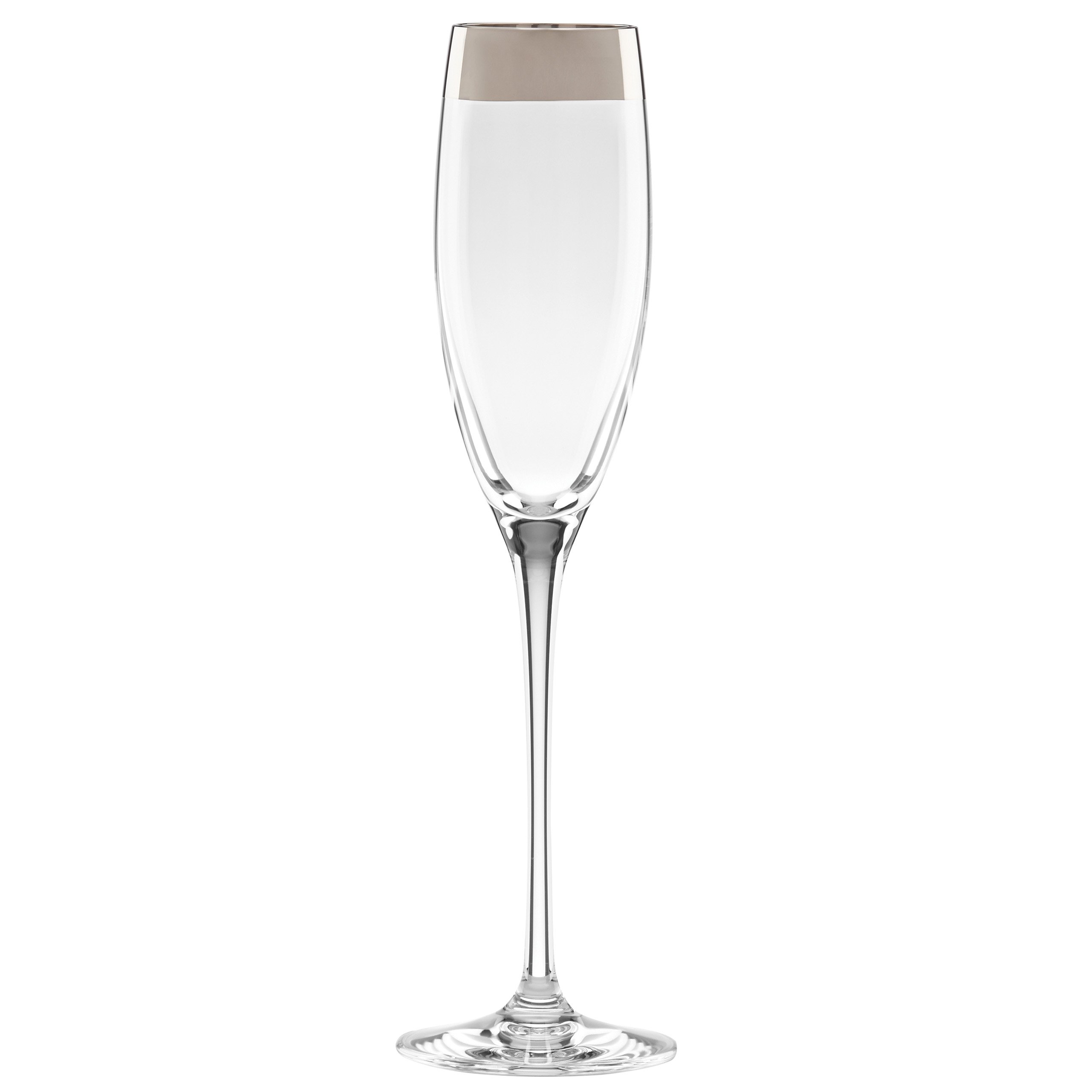 Flûtes à champagne Lenox platine pour éviter les verres ternes de fête