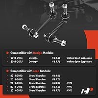 Vista 2 de A-Premium 2 x Eslabones de Barra Estabilizadora Eslabones de Barra Estabilizadora Delantera, Compatibles con Jeep Grand Cherokee 2011-2015, Dodge