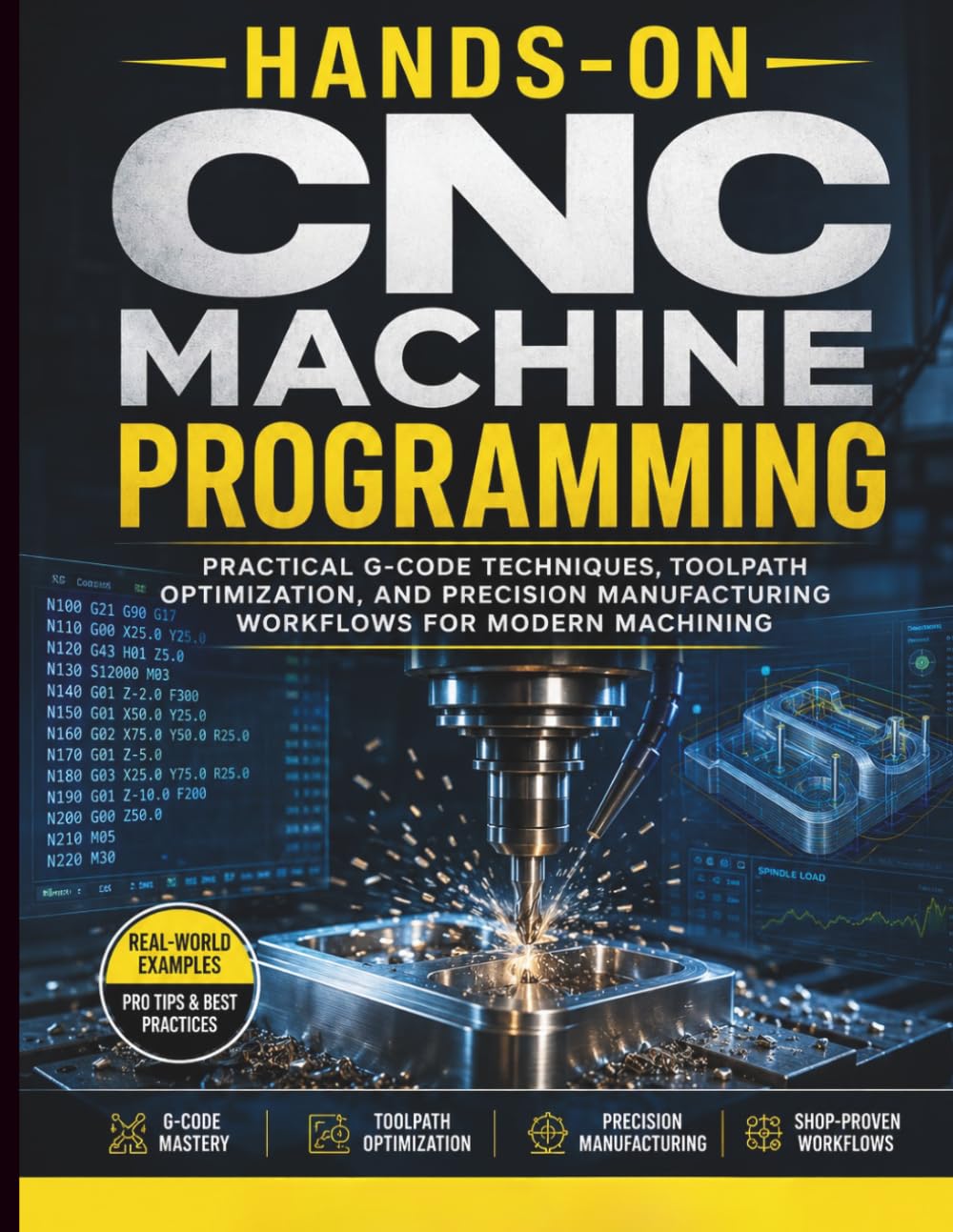 Hands-On CNC Machine Programming: Practical G-Code Techniques, Toolpath Optimization, And Precision Manufacturing Workflows For Modern Machining