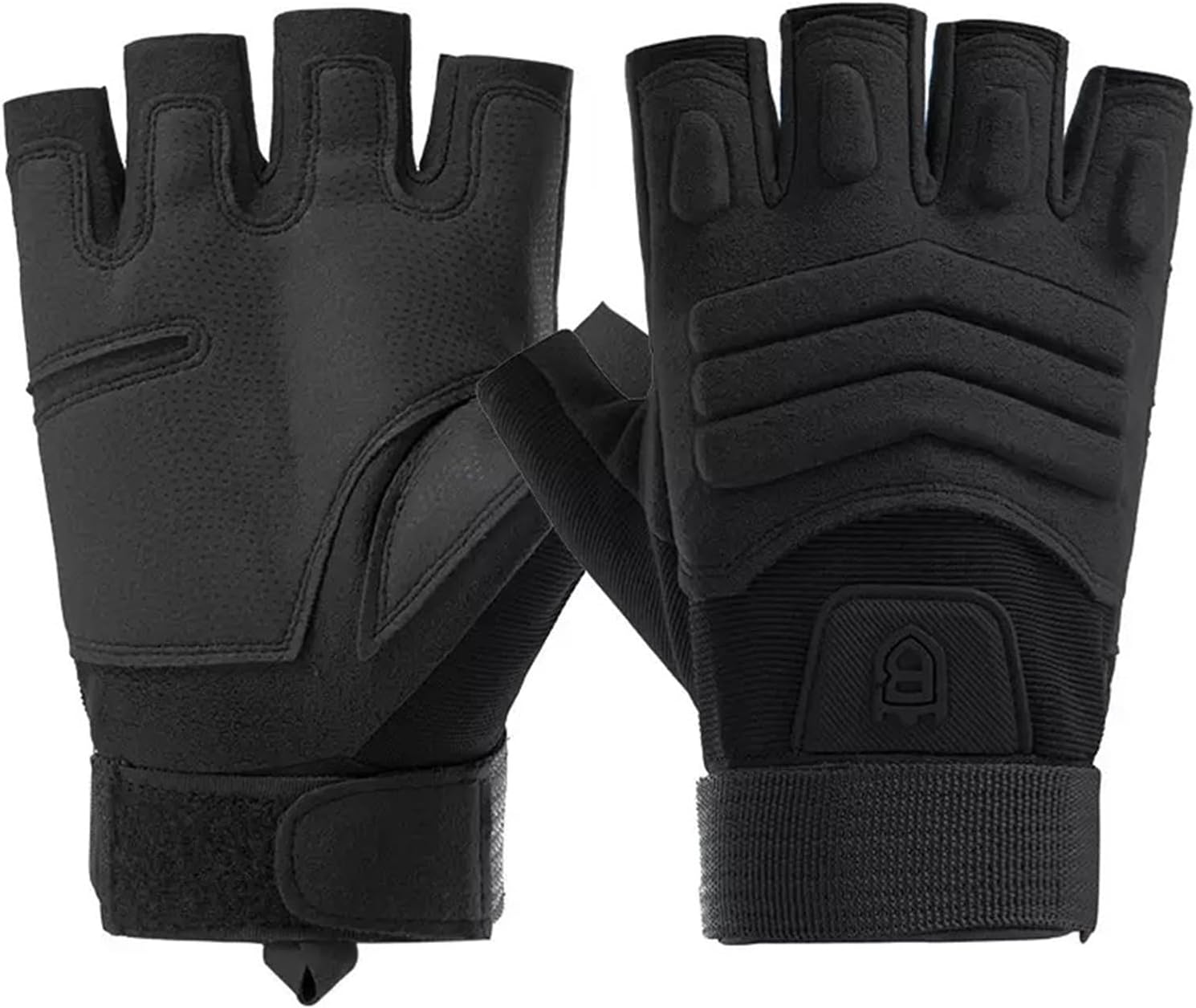 Mens Tactical Gloves - Durable Half-Finger Gloves for Climbing, Hiking, Hunting & Outdoor Work