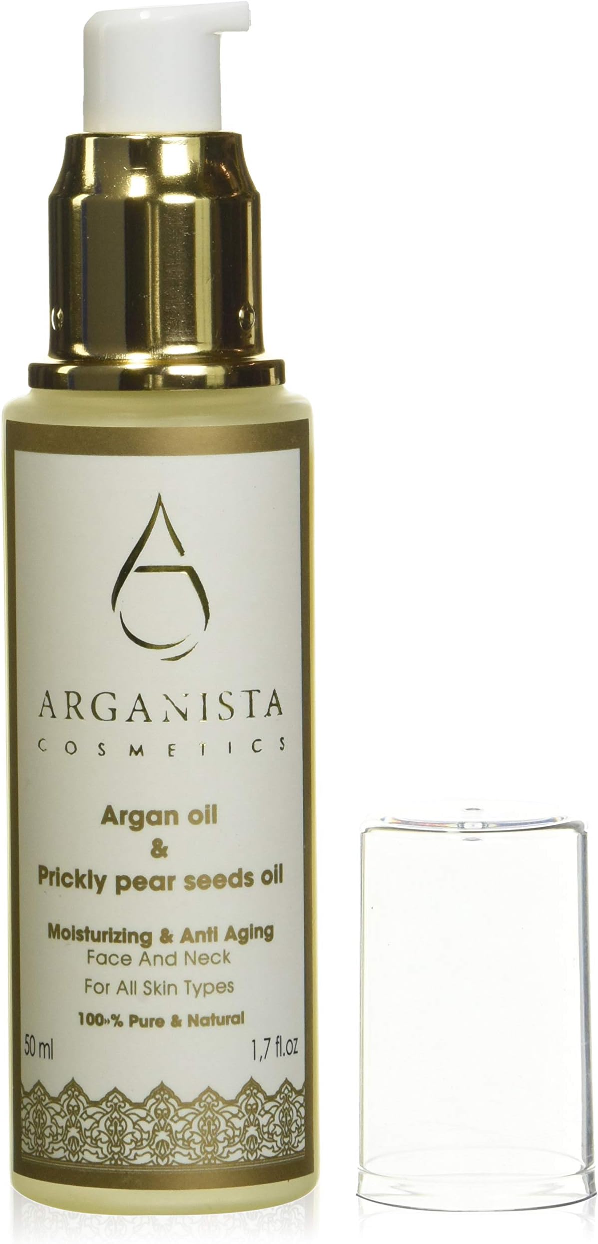 Argan Oil and Prickly Pear seed oil Face Serum, Anti aging Moisturizer, 100% Natural Moroccan Oil.