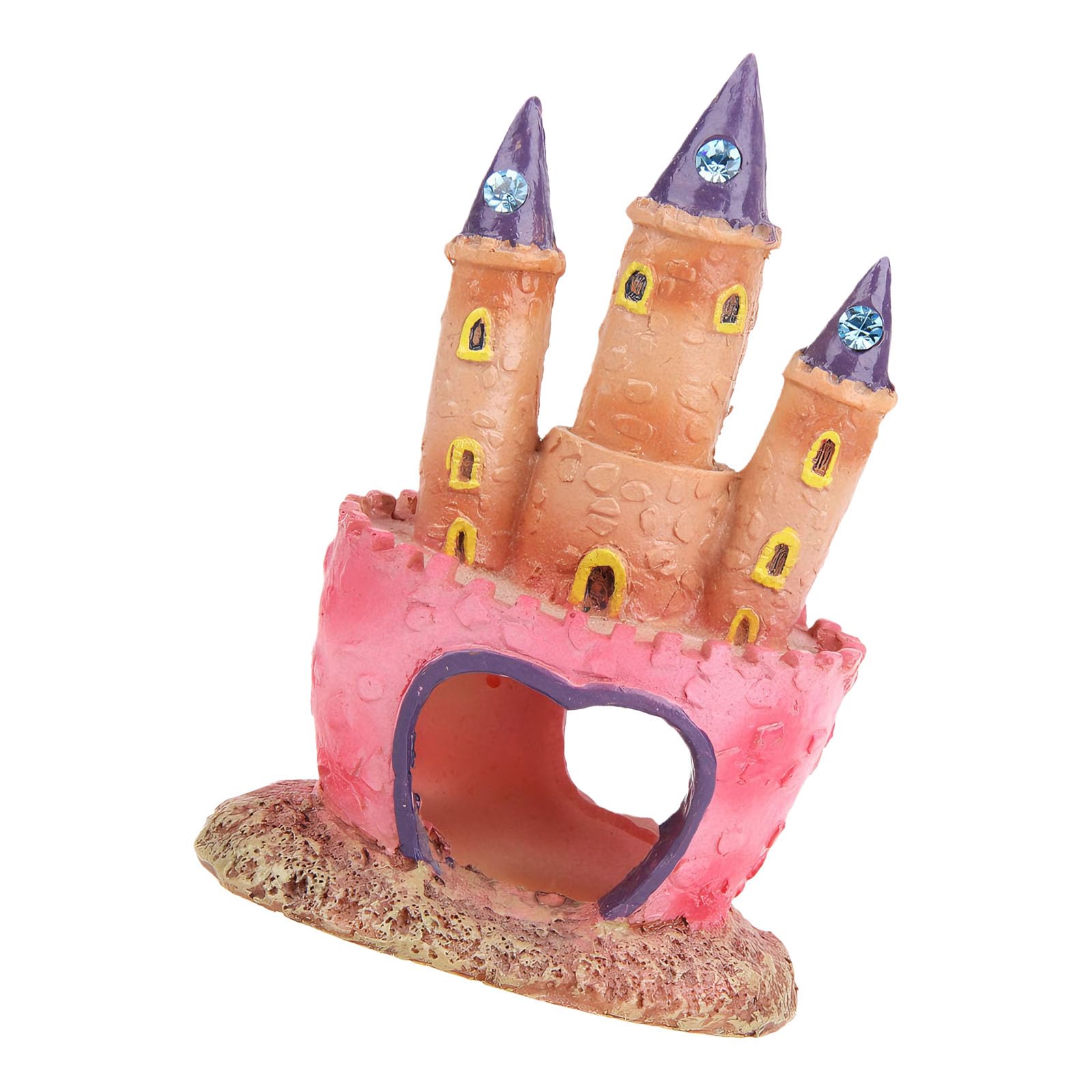 Thatiarry Fishtank Hideouts Landscape Fish Tanks Decorations for Aquariums Terrarium Shrimp Castles Ornaments Habitat Castles Fish Tanks Ornament