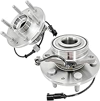 Aspligo 2Pcs 515160 Front Wheel Bearing Hub Assembly for Chevy Silverado 1500 Tahoe Suburban 2014-2020 GMC Sierra Yukon 6-Lug w/ABS