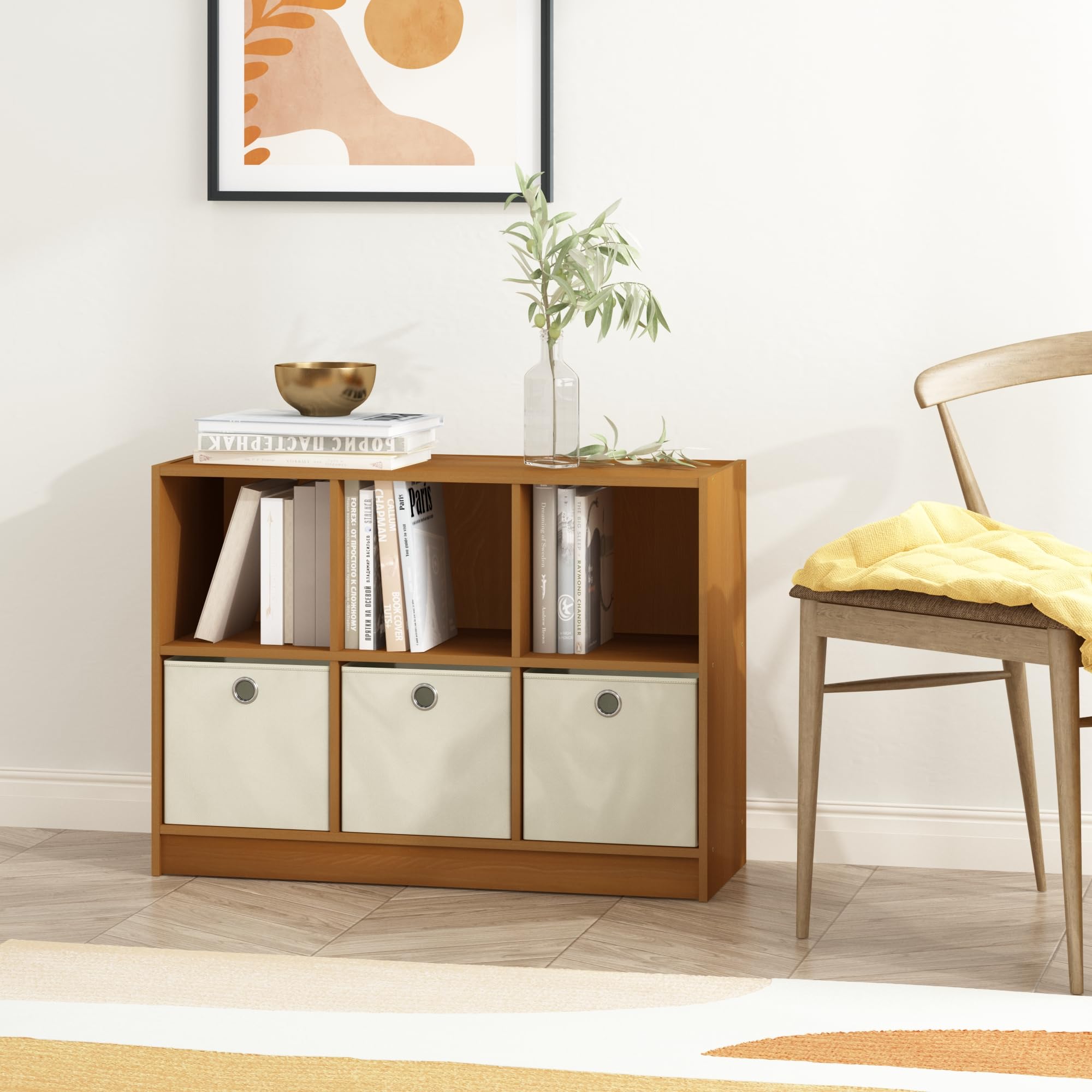 Amazon｜フリノ(Furinno) 収納棚 カラーボックス Basicシリーズ 不織布