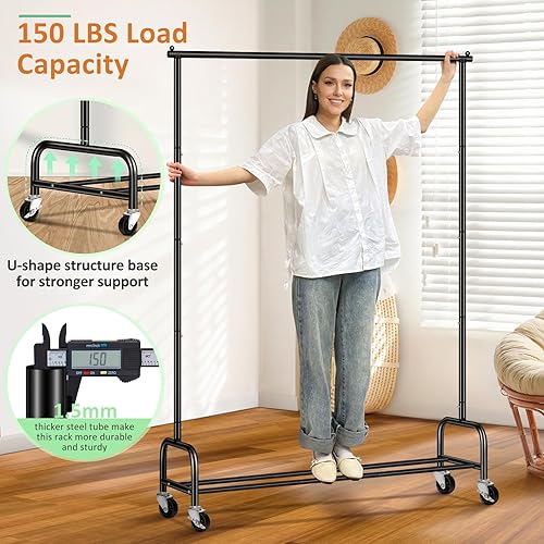 Miniatura 8 de SLEEPING LAMB Organizador de zapatos largo de 2 niveles y estantes de ropa resistentes