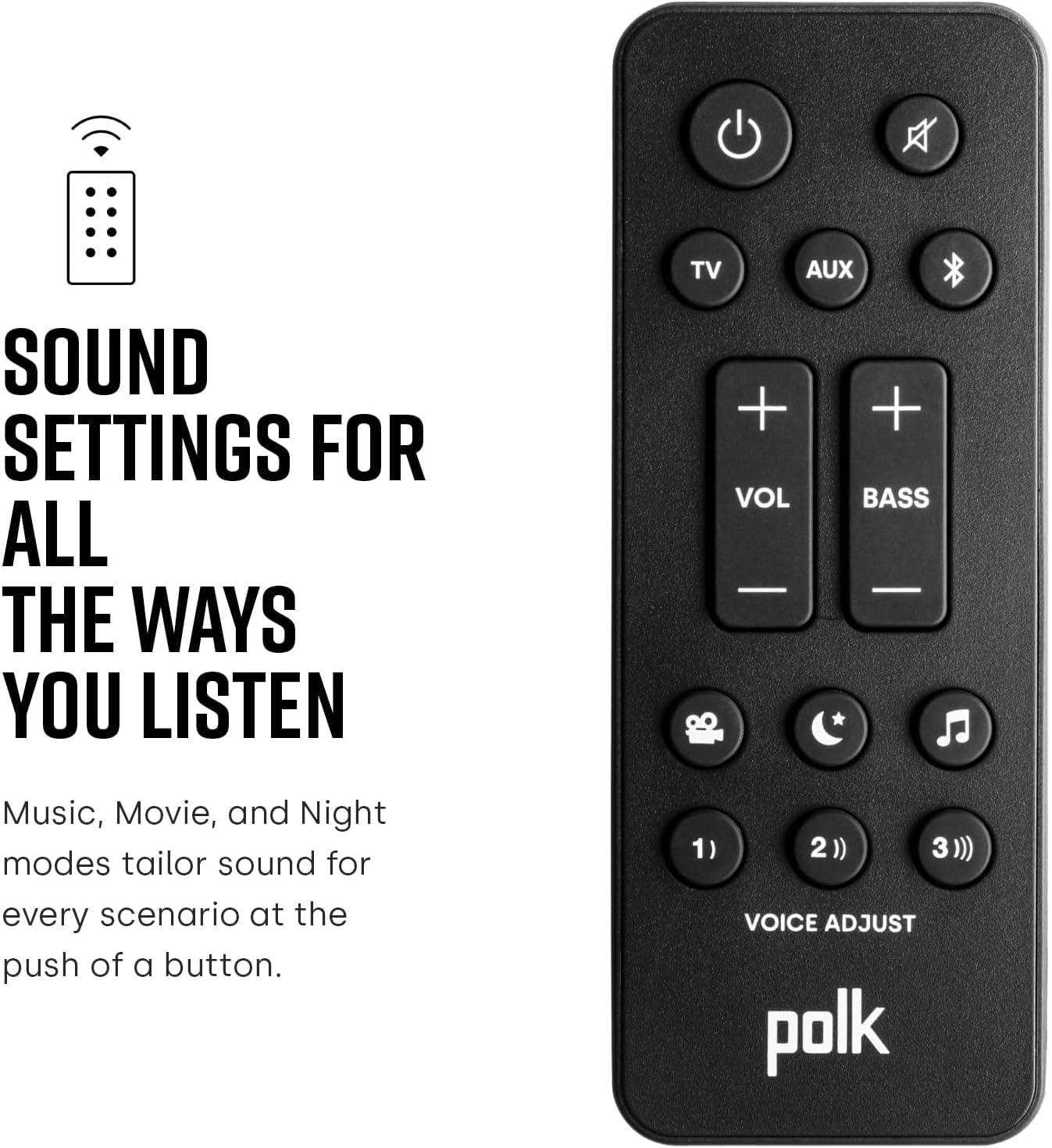 Polk Audio Signa S4 Dolby Atmos 3D Sound Bar System with 5.9" Wireless Sub — Amazon image 6