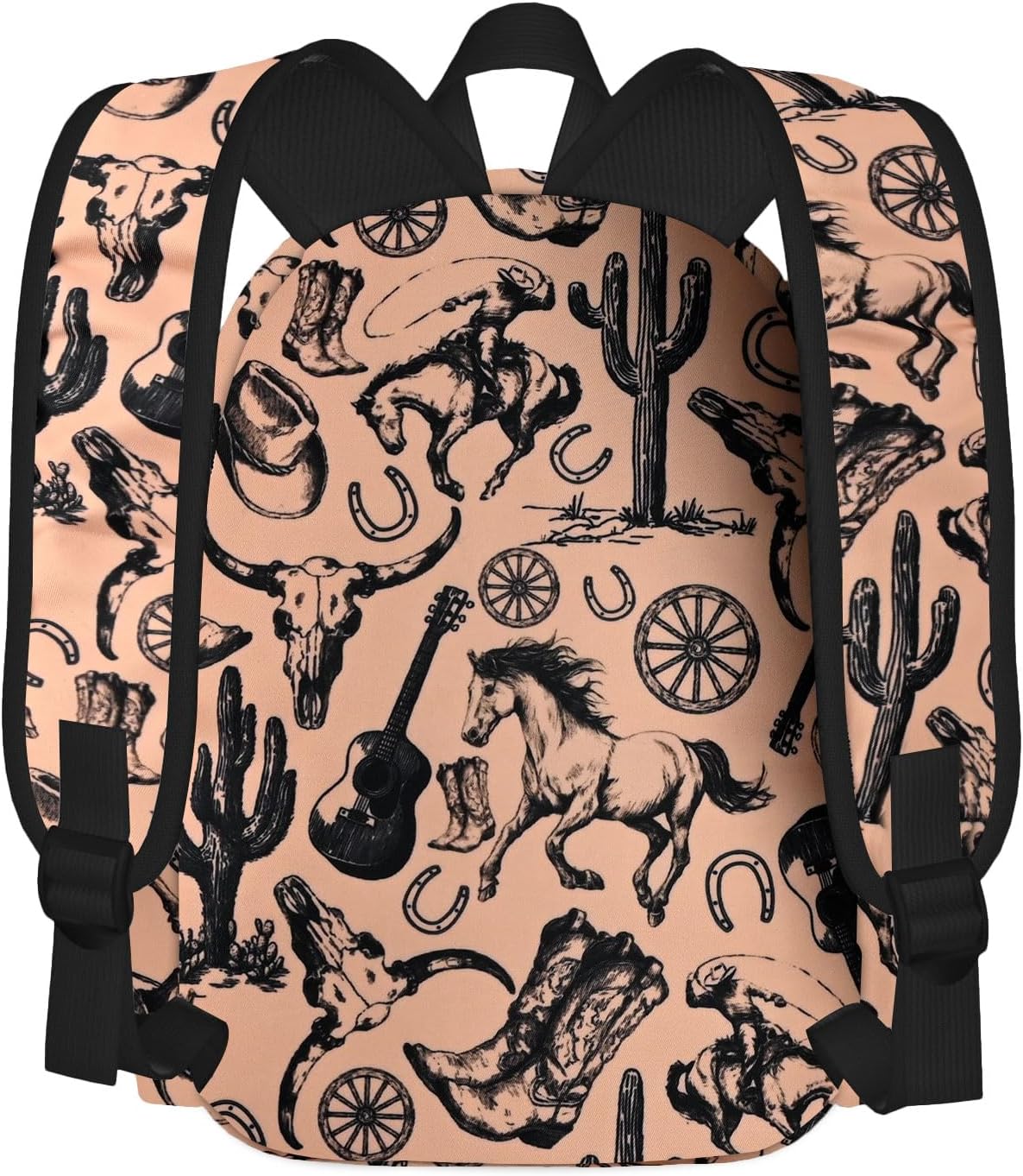 Western School Backpack for Girls Boys Teens Bookbag 17 Inch Laptop Backpack for Sports Travel Camping