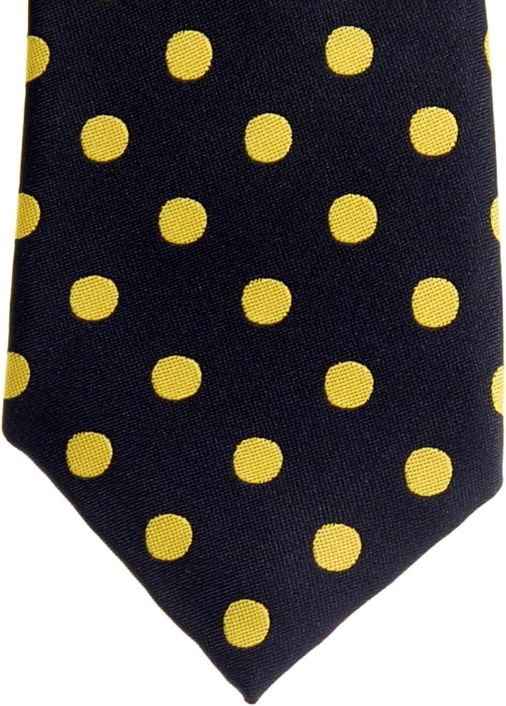 Retreez Classic Polka Dots Woven Microfiber Pre-tied Boy's Tie