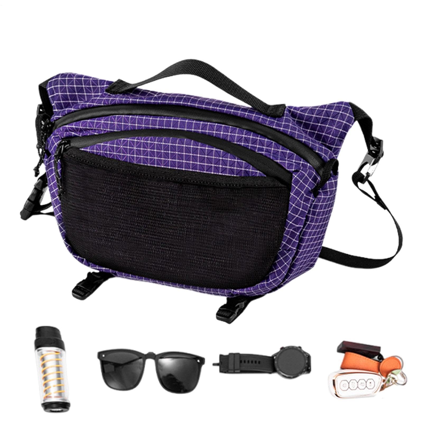 da escursionismo, portatile, traspirante, per adulti, per passeggiate all'aperto, viaggi, campeggio, ciclismo, pesca, allenamenti pendolari, Viola, Refer to description, Unisex