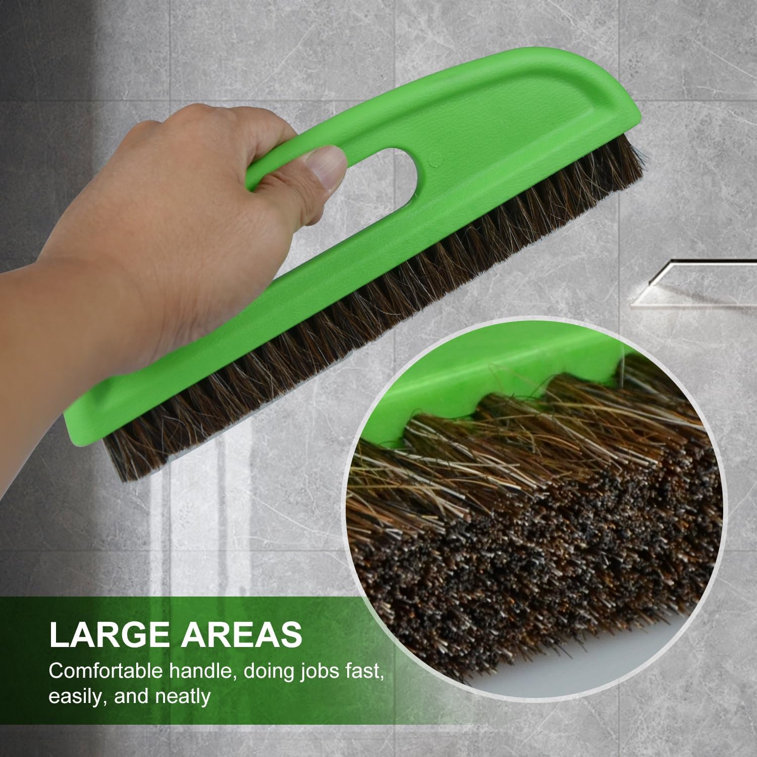 Wallpaper Smoothing Brush for Peel and Stick Wallpaper, Professional Wallpaper Application Tool with Comfort Grip for Bubble-Free Installation (Green)