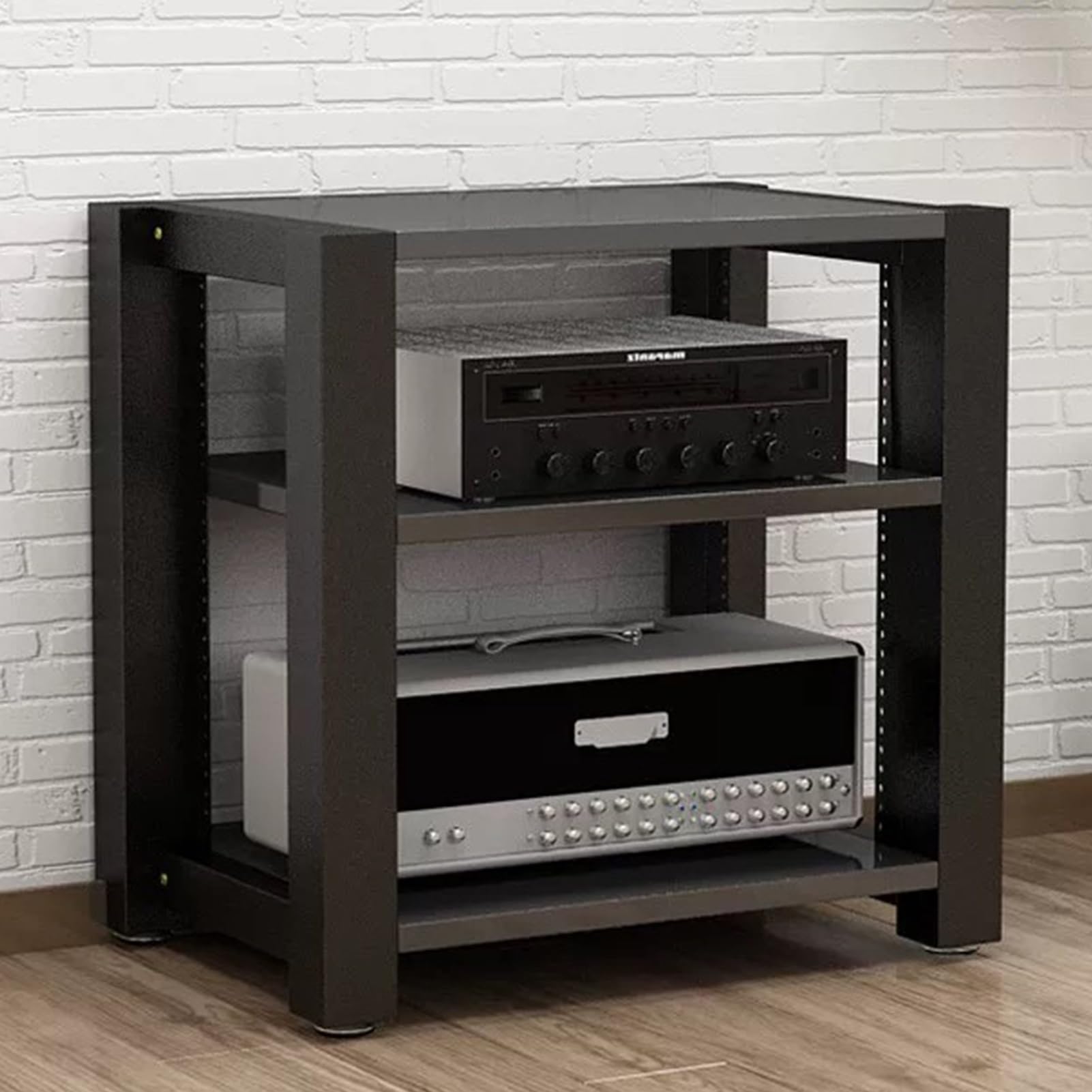 Estante de Audio Ajustable de suelo para organizar el salón de casa 1
