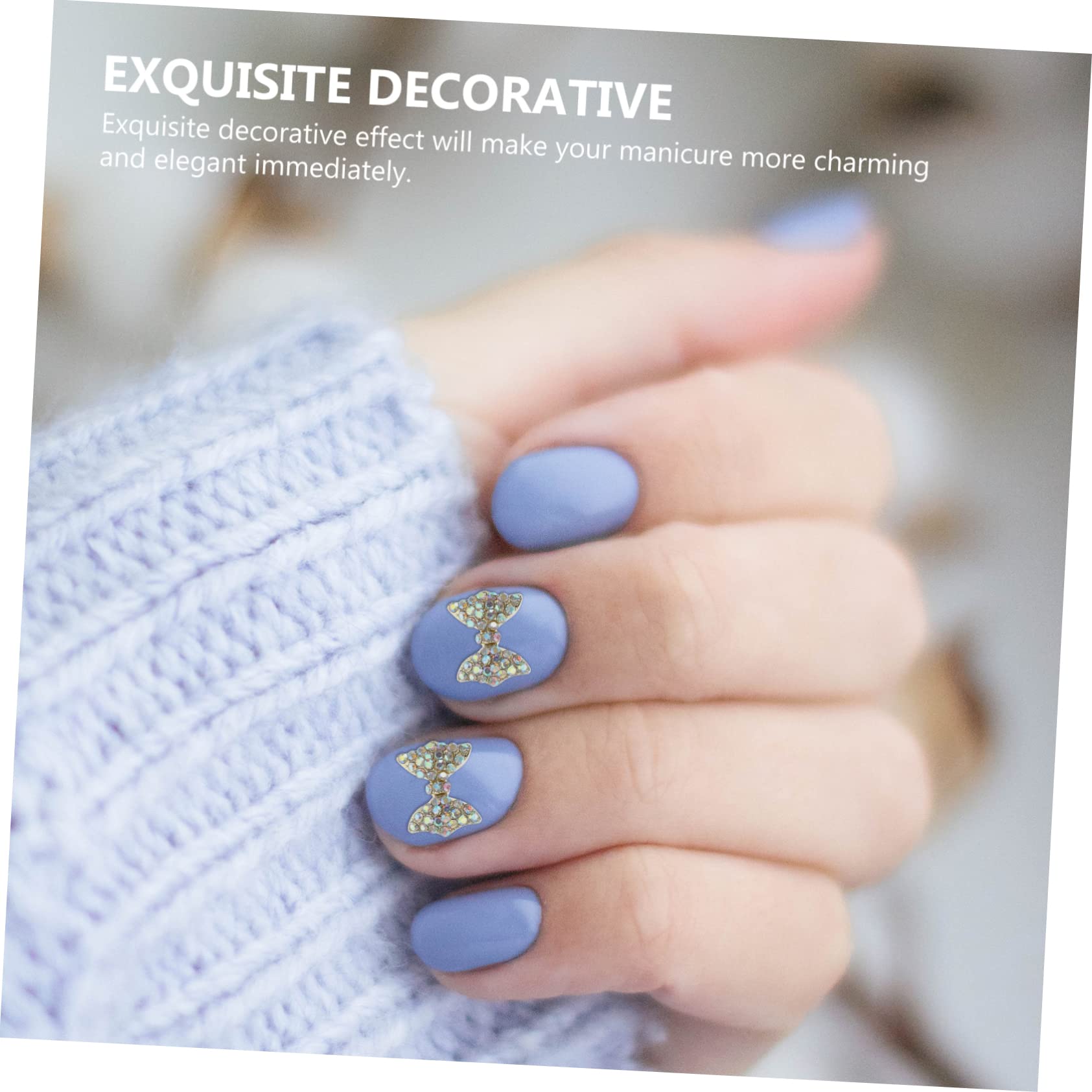 CALLARON 3 Set Decorazioni Unghie Con Accessori Per Nail Art Diy Facili Applicare Su Unghie Naturali E Artificiali E Duraturo Per Condividere Con E Famiglia 10 Pezzi * 3