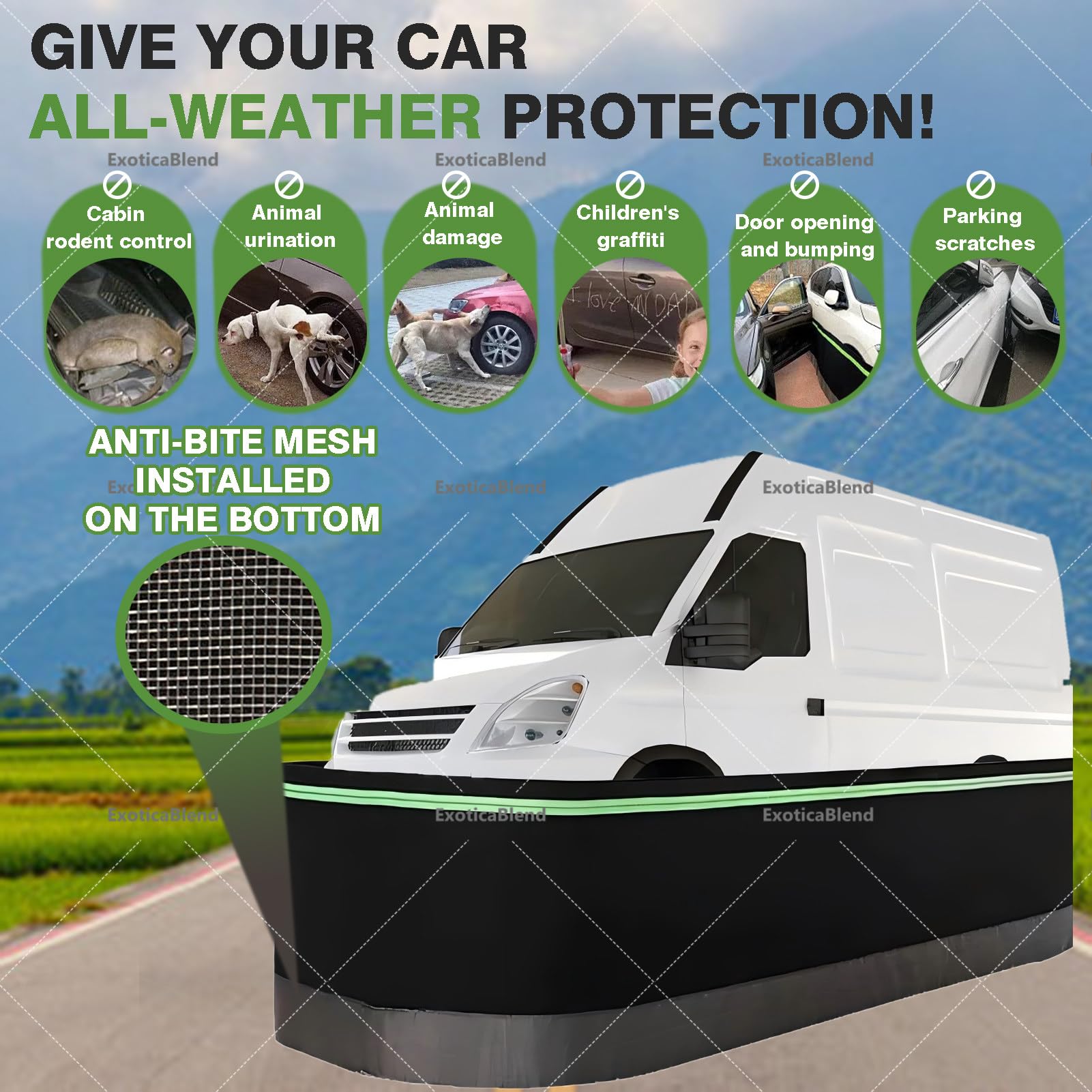 Battiscopa per camper con piastre in metallo per una facile installazione e stoccaggio, copertura per ruota per casa mobile per protezione esterna