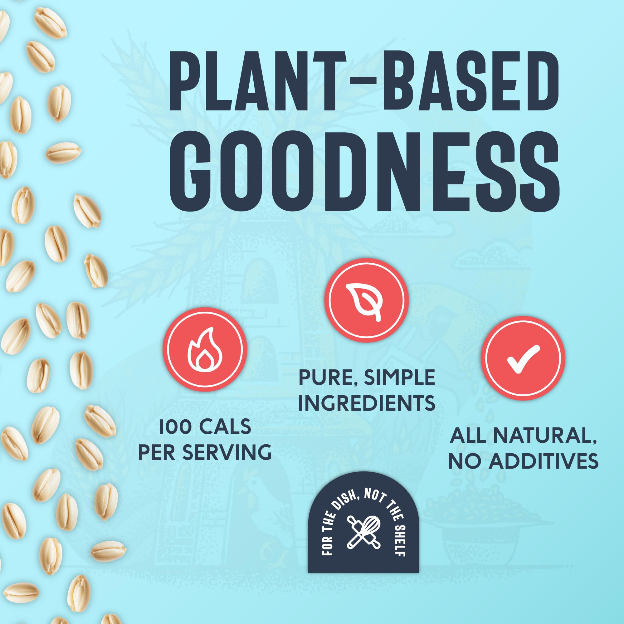 ONE IN A MILL Pearl Barley 3LB Bulk Resealable Bag For Beef Stew Soups Steel Cut Oatmeal Casseroles — view 3