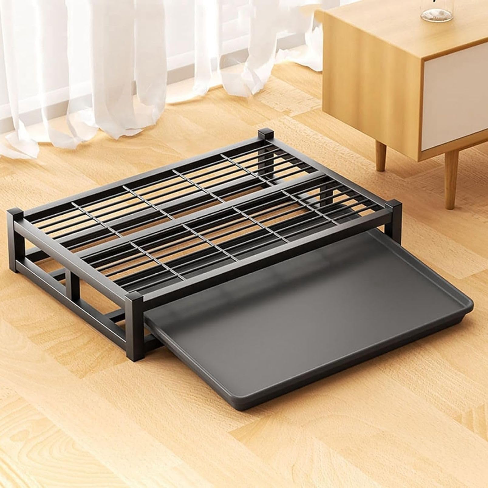 Amazon | 犬用トイレ 引き出し式 ワイド ステンレス鋼犬トイレ