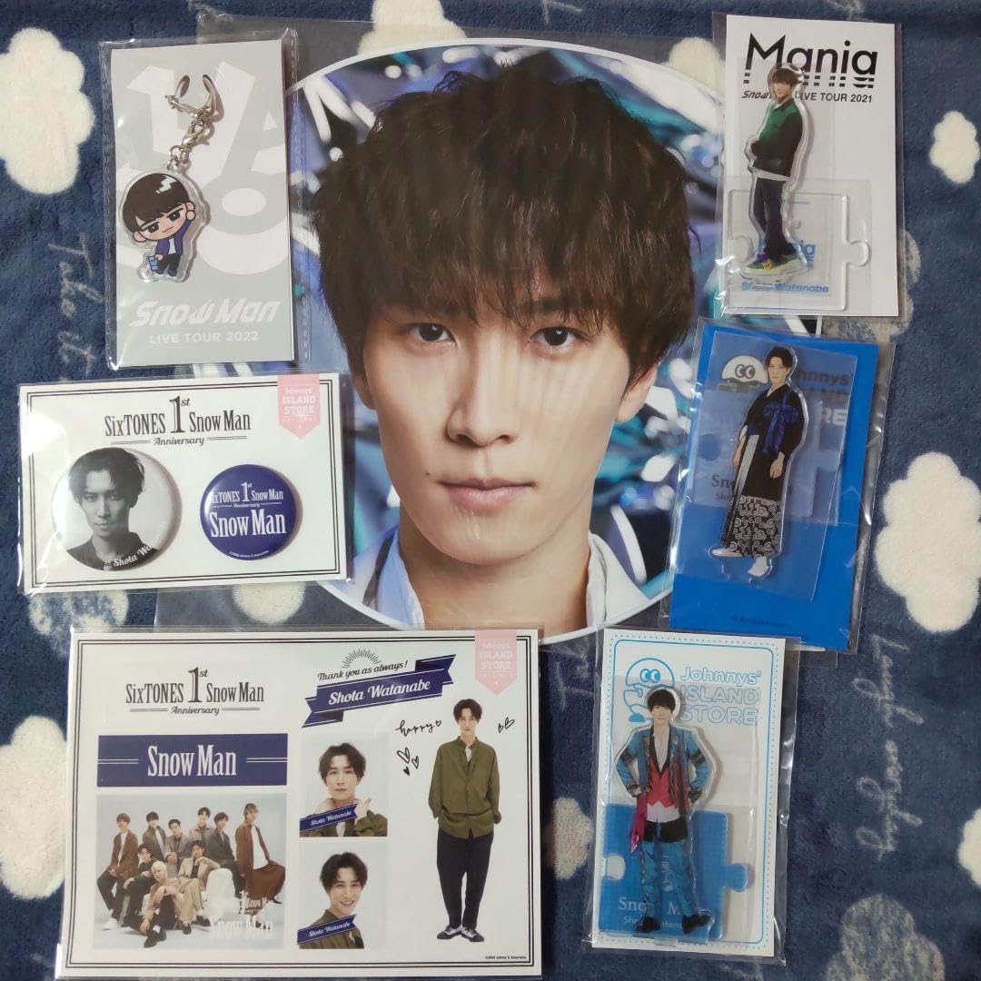 渡辺翔太 うちわ アクスタ SnowMan 渡辺翔太 うちわ アクスタ ペン