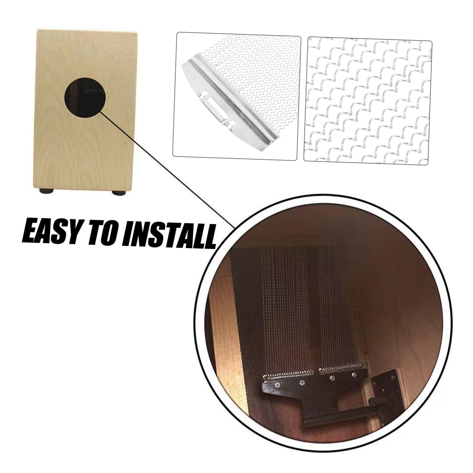 HEMOTON Snare Drum Wire Strap Replacement Part for Snare Drum Quick Release Band Easy Install