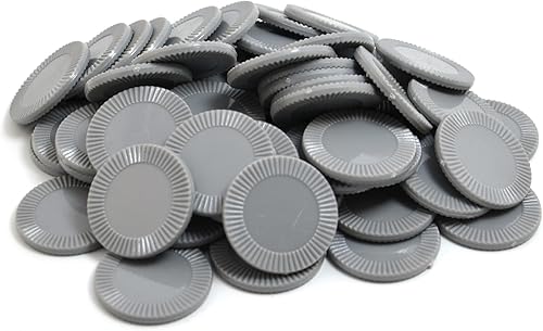 Miniatura 5 de Smartdealspro 64pcs 1.260 in1.26 pulgadas plástico opaco aprendizaje contadores discos mini fichas de póquer fichas de juego con caja de