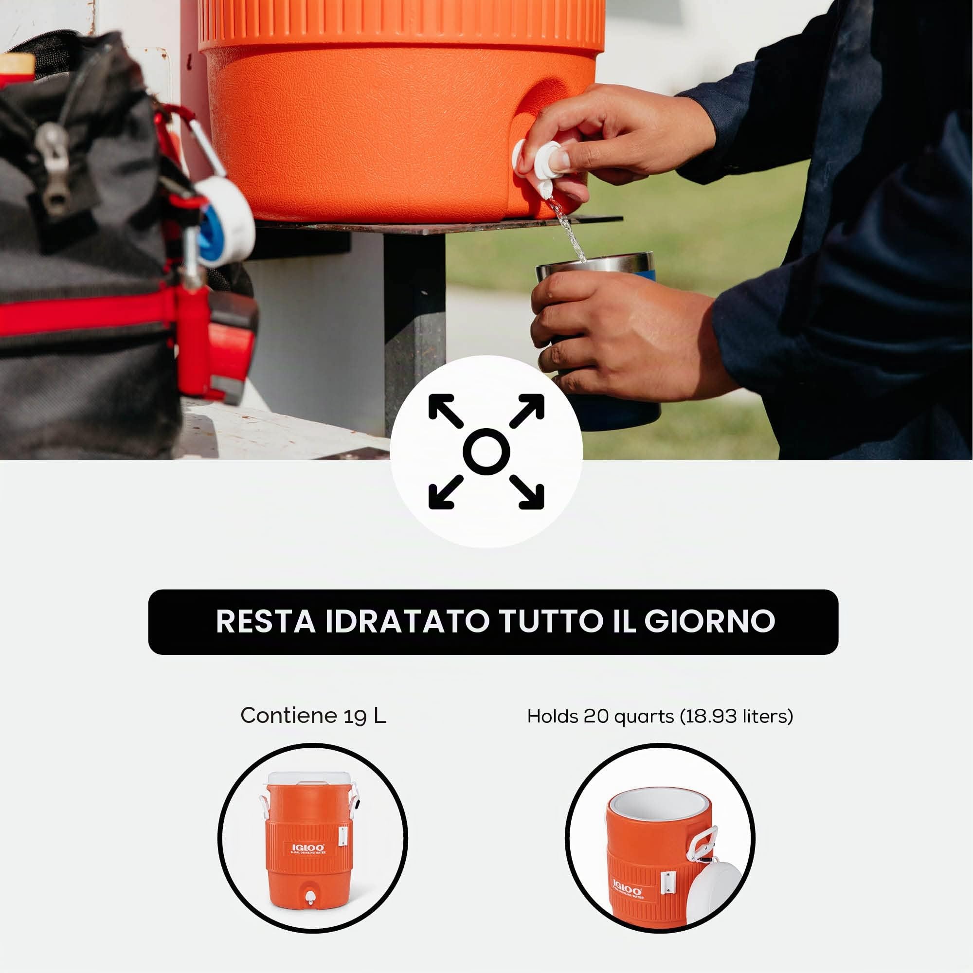 Igloo 5 Seat Top Refrigeratore di Bevande