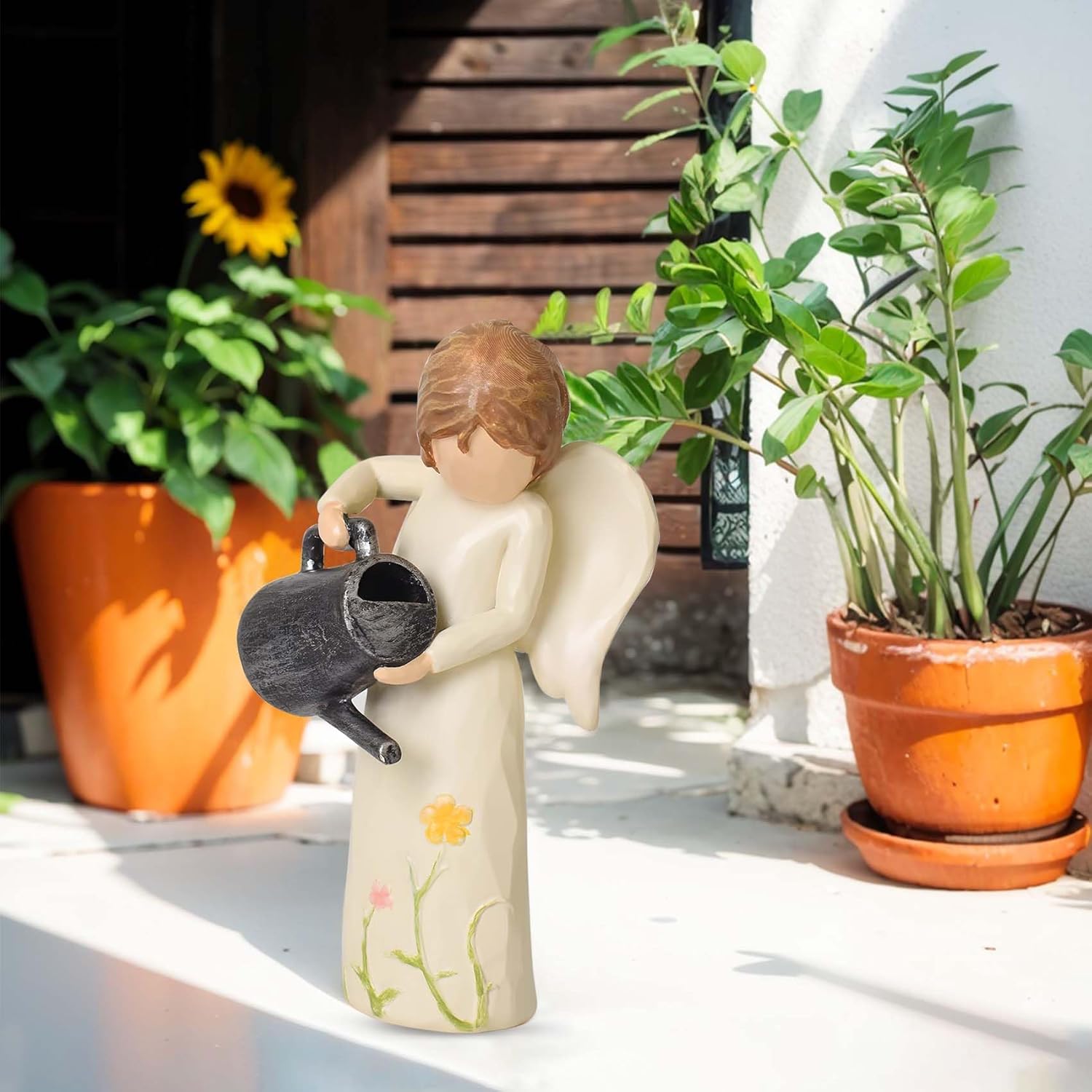 Gardening Gifts for Women, Gift for Gardeners Woman, Garden Angel Gifts for Mom, Sisters, Friends, New Home Gift Ideas, Unique Sculpted Hand-Painted Figurine - Image 6