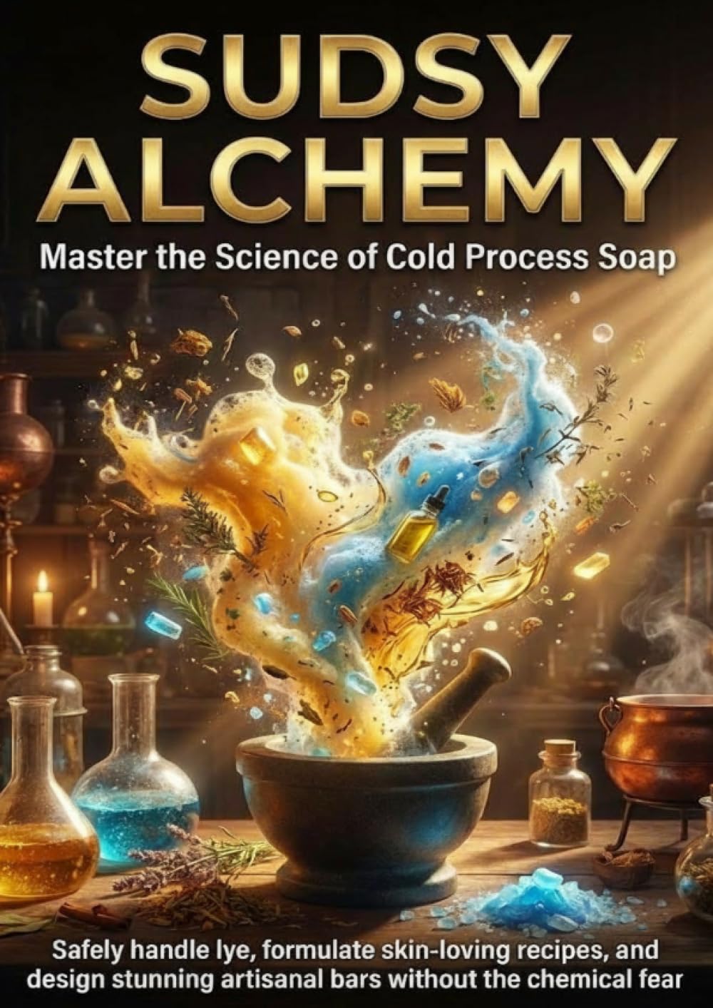 Sudsy Alchemy: Master the Science of Cold Process Soap: Safely handle lye, formulate skin-loving recipes, and design stunning artisanal bars without the chemical fear.