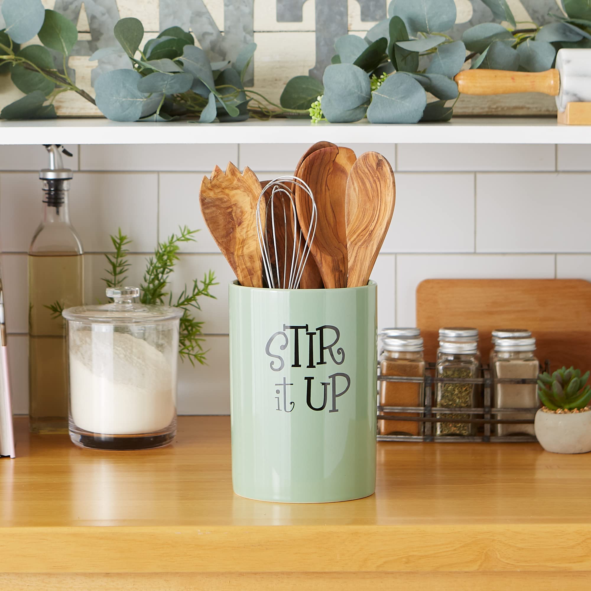 Gebruiksvoorwerp Houder Bestek Pot Keuken