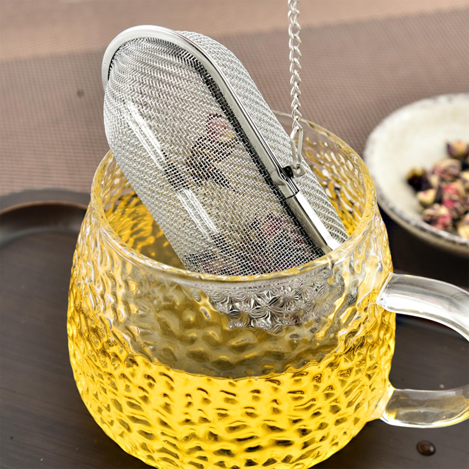 2 Filtri Per Tè E Spezie In Acciaio Inox - Sfera E Capsula Per Infusi, Cucina E Preparazioni Casalinghe - Foto 5