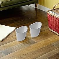 Vista 8 de NUOBESTY Cubo colgante para carrito rodante, 4 unidades, plástico colgante, soporte para lápices, cesta de carrito, maceta para ahorrar espacio