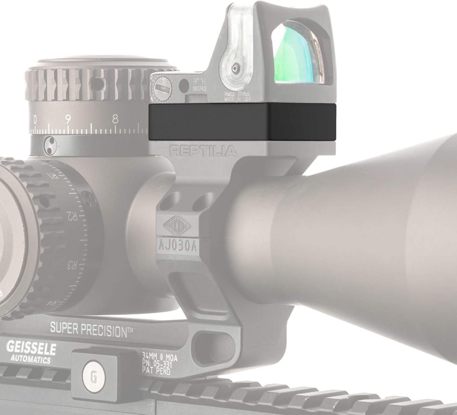 ROF-RISERS for TRIJICON RMR SRO 10mm