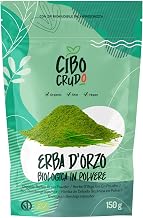 Organic Barley Grass Raw Powder - 150g Barley Grass Powder or Green Magma Rich in Chlorophyll. Source of Mineral Vitamins Potassium Calcium and Iron.