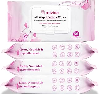 mivida Toallitas desmaquillantes hipoalergéni...