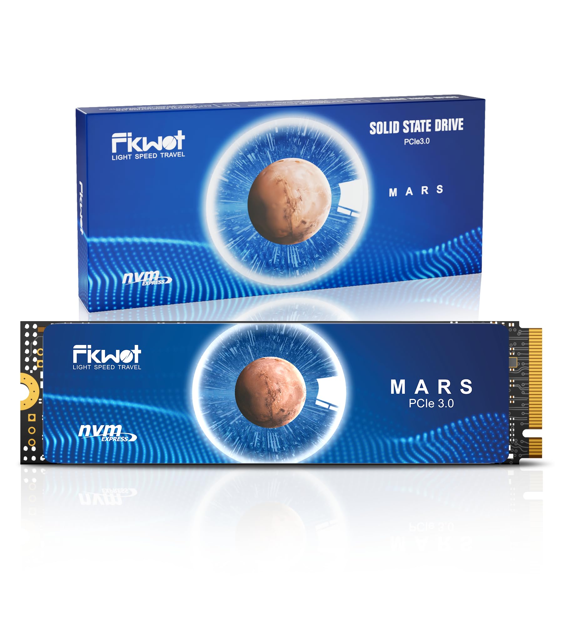 Fikwot FX550 NVMe SSD 512GB M.2 SSD PCIe 3.0×4, Read Up to 3000 Mo/s, M2 2280 Internal Soild State Drive, Compatible with Desktop, Laptop and Mini PC