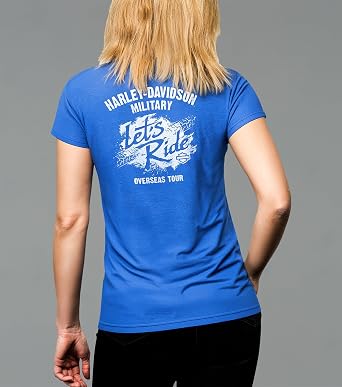 Harley-Davidson Military, Womens Exclusive Overseas Tour Limited Edition T-Shirt