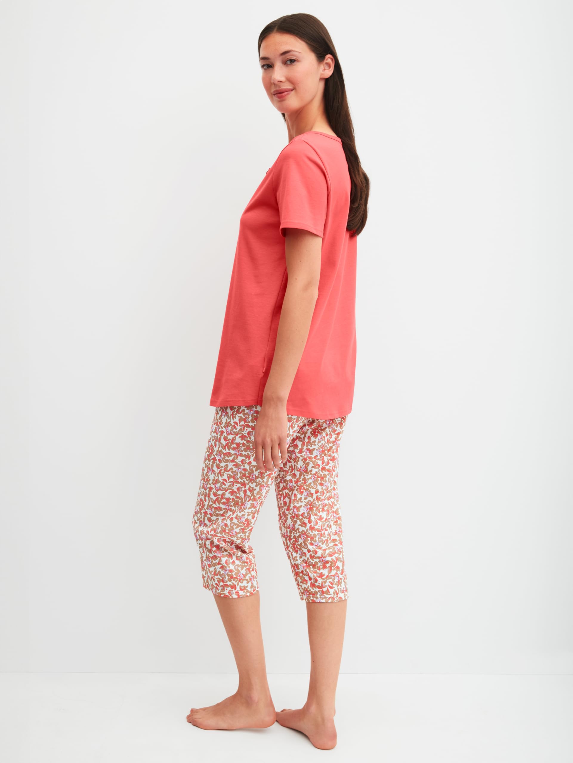 CALIDA Damen Flower Nights Pyjamaset (1er Pack)