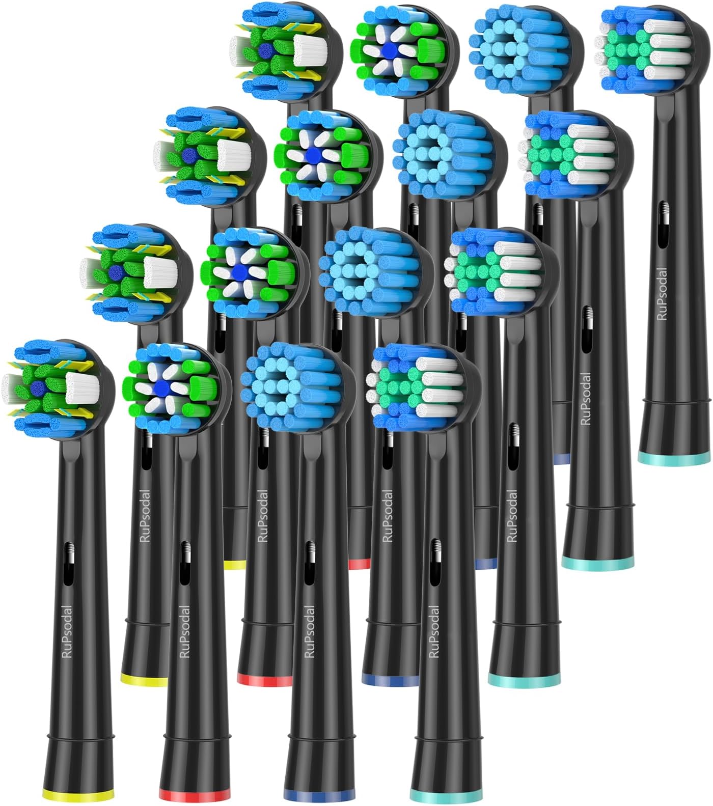 Rupsodal Replacement Heads Compatible with Oral B Braun