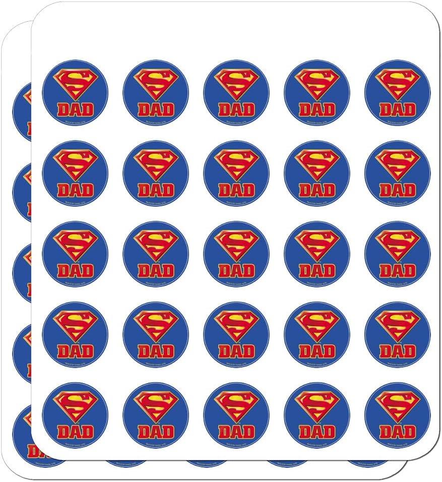 Superman Super Dad Shield Logo Planner Calendar Scrapbooking Crafting