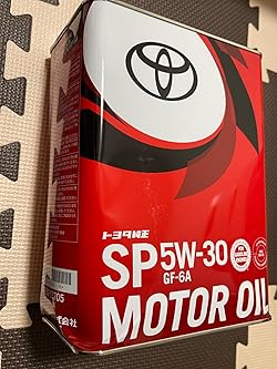 Amazon | TOYOTA(トヨタ) 純正モーターオイル SP 5W-30 GF-6A 4L  