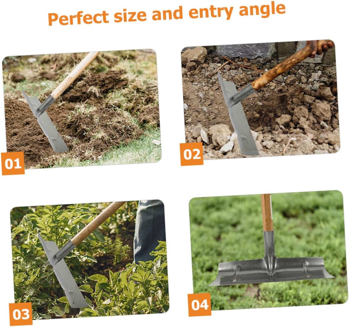 BESPORTBLE 2pcs Manure Tools Livestock Farm Shovel Metal Excrement Rake Sturdy and Safe for Poultry Cleaning