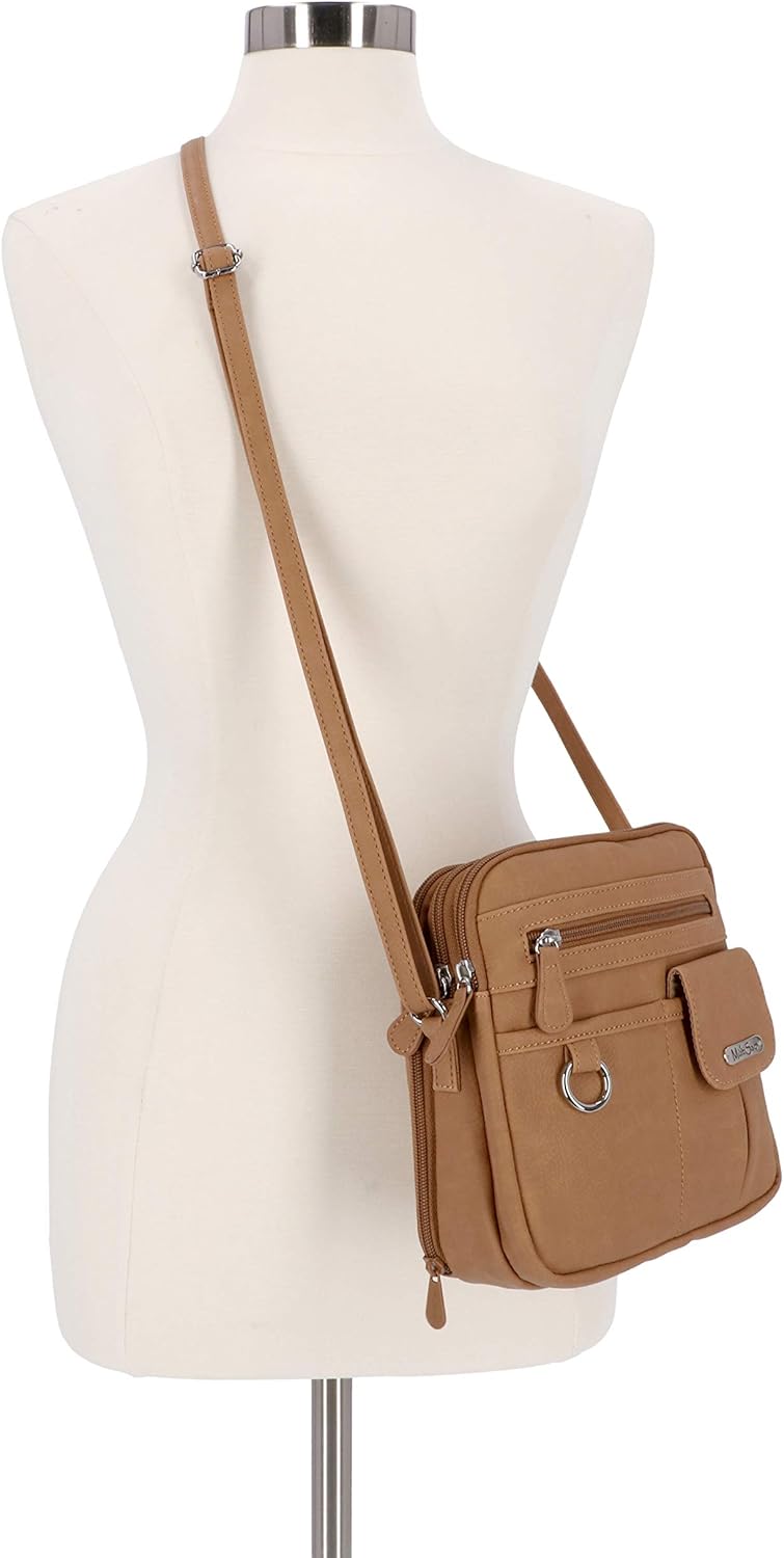 Multisac Women's MultiSac North South Mini Zip Around Crossbody - Image 5