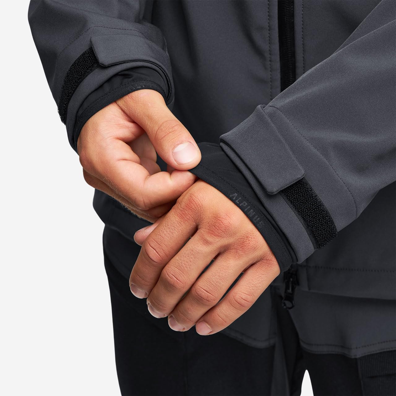 Alpinus Kurtka męska softshell Roignais czarna/grafitowa MK11519