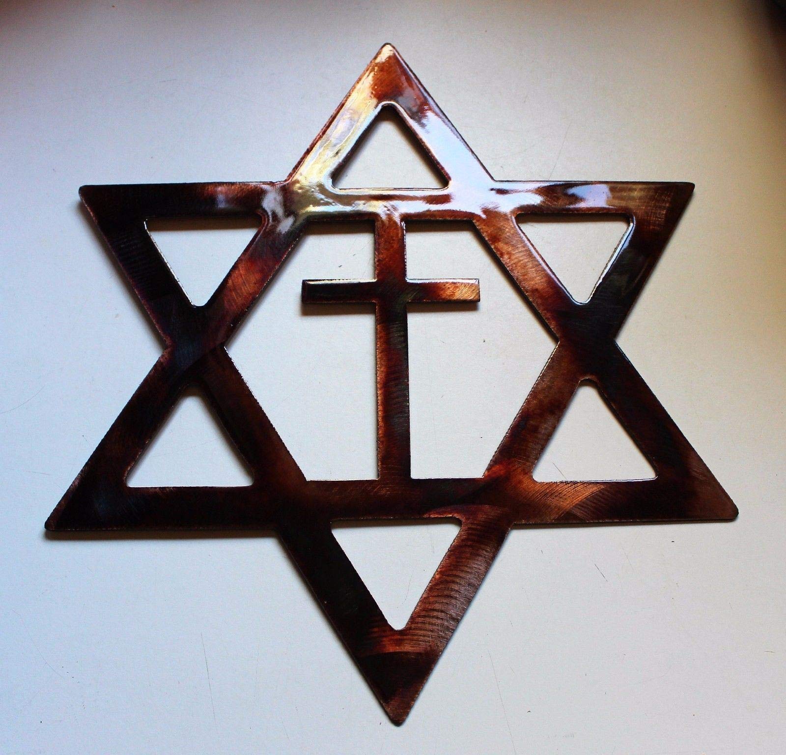 Star of David with Cross 12