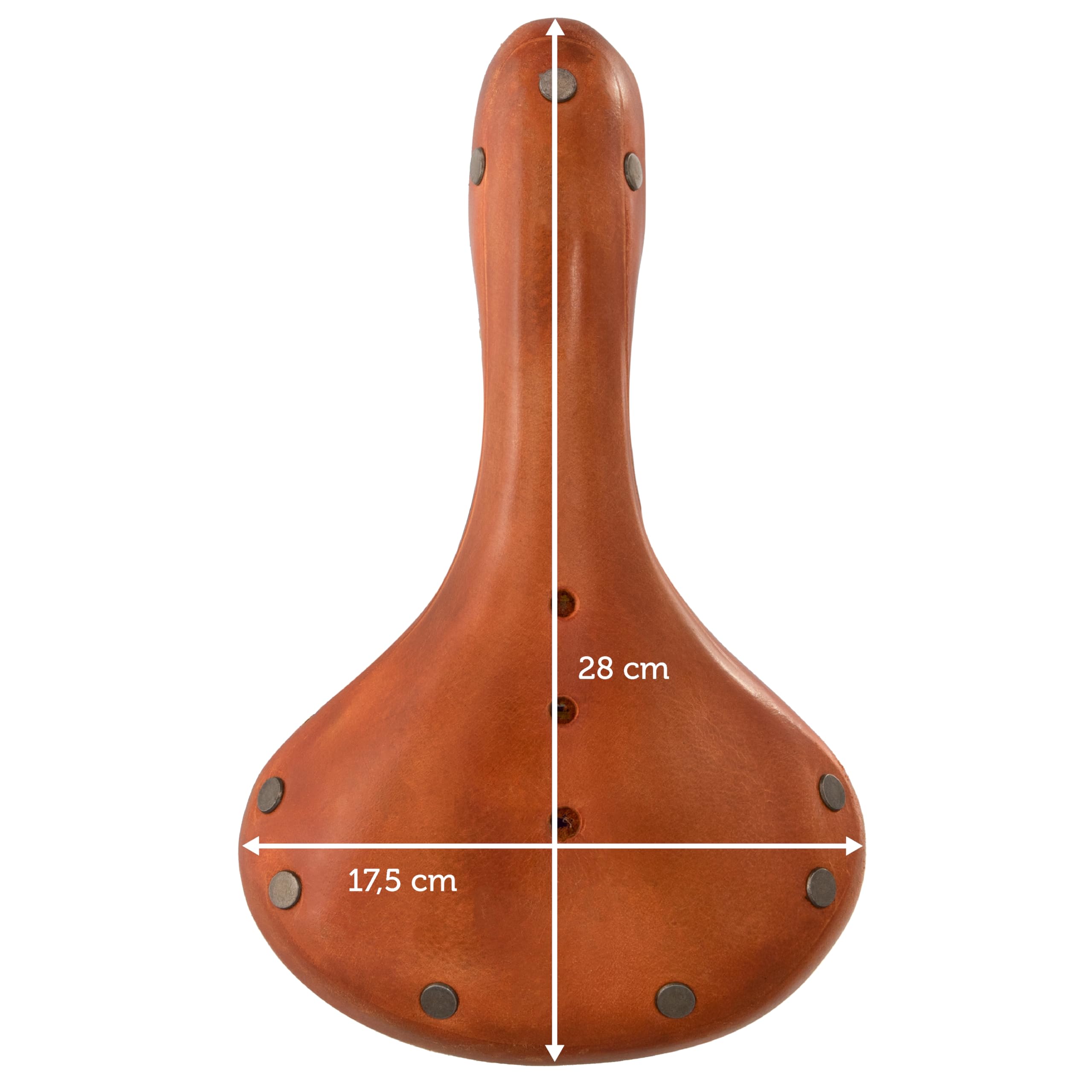 Gusti Walter G Selle de vélo de Ville en Cuir Vintage Rétro Cuir