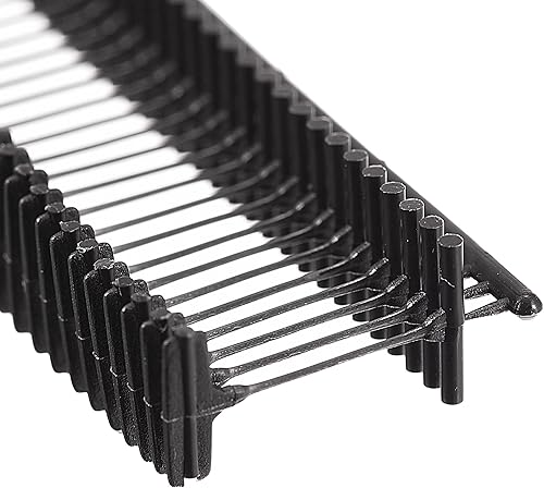 Miniatura 5 de MECCANIXITY Sujetadores de etiquetado estándar de plástico regular para etiqueta de precio de prendas de vestir etiquetado púas negras 0.39