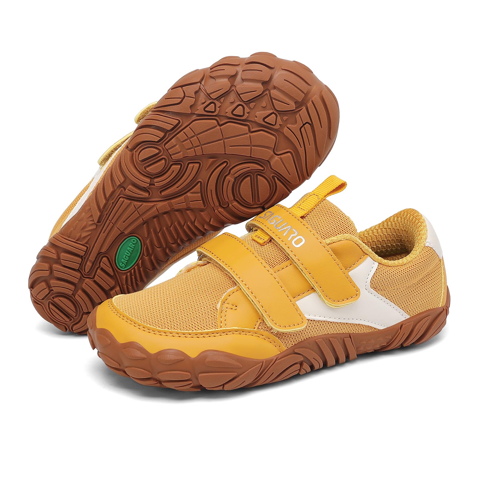 SAGUARO Zapatillas Barefoot Niños,Sneakers Minimalista Suaves y Ligeras con Puntera Ancha para Exterior Interior,Gr.25-36