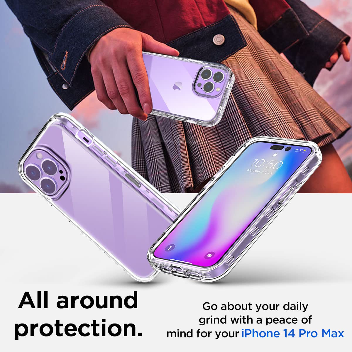 Amazon.co.jp: AICase iPhone 14 Pro Max用 クリアケース (6.7