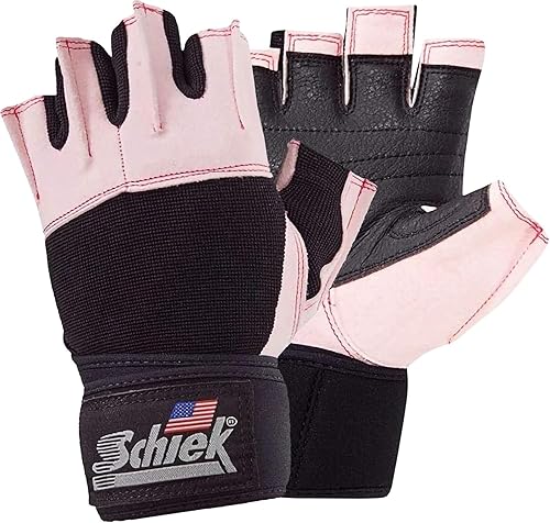 Schiek Sports Model 540 - Guantes de levantamiento de pesas color rosa para mujer