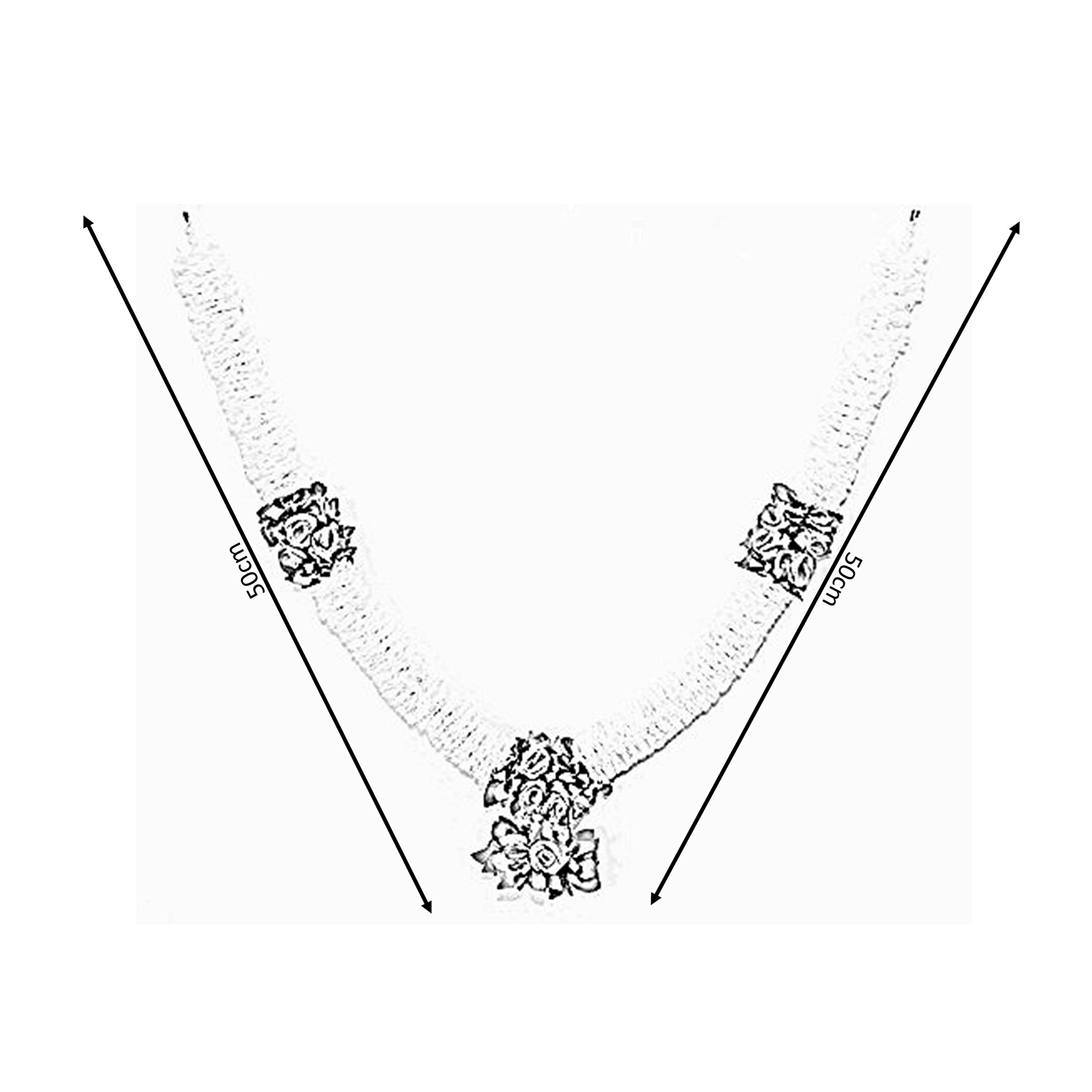 Daedal crafters Artificial Jasmine Garland (Blue) - Image 2 thumbnail